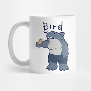 King Shark says Bird Mug